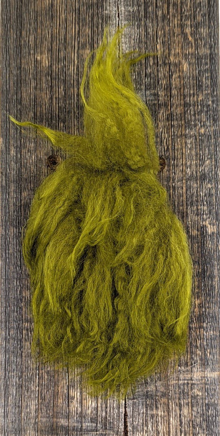 Hareline Rams Wool Light Olive Hair, Fur