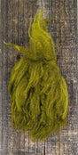Hareline Rams Wool Light Olive Hair, Fur