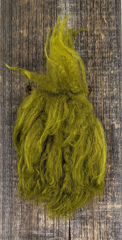 Hareline Rams Wool Light Olive Hair, Fur