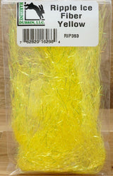 Hareline Ripple Ice Fiber #383 Yellow Flash, Wing Materials