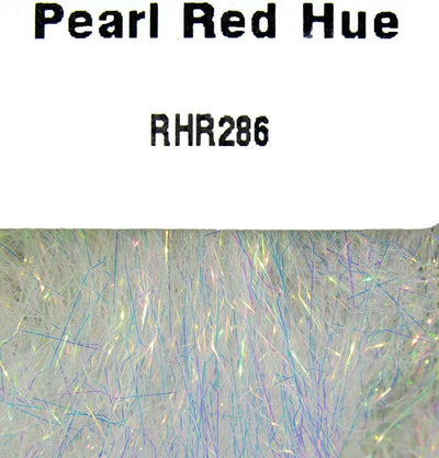 Hareline Ripple Ice Hair 4 inch #286 Pearl Red Hue Flash, Wing Materials