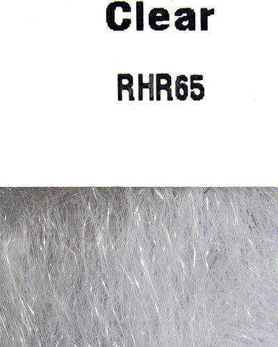 Hareline Ripple Ice Hair 4 inch #65 Clear Flash, Wing Materials