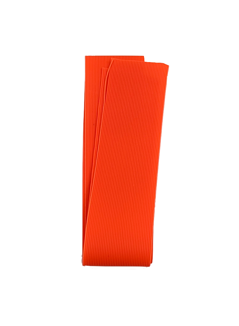 Hareline Round Rubber Leg Material Orange / Medium Rubber Legs