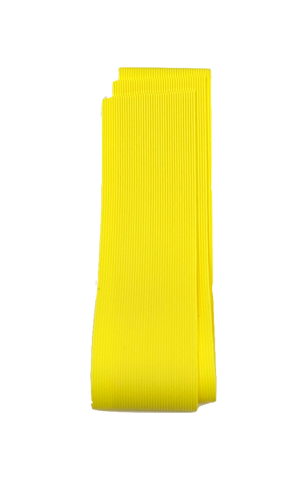 Hareline Round Rubber Leg Material Yellow / Medium Rubber Legs