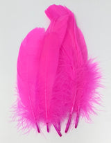 Hareline Select Goose Shoulder Cerise #52 Saddle Hackle, Hen Hackle, Asst. Feathers