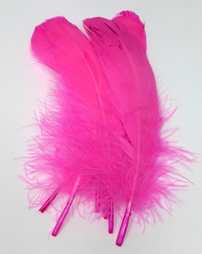 Hareline Select Goose Shoulder Hot Pink #188 Saddle Hackle, Hen Hackle, Asst. Feathers