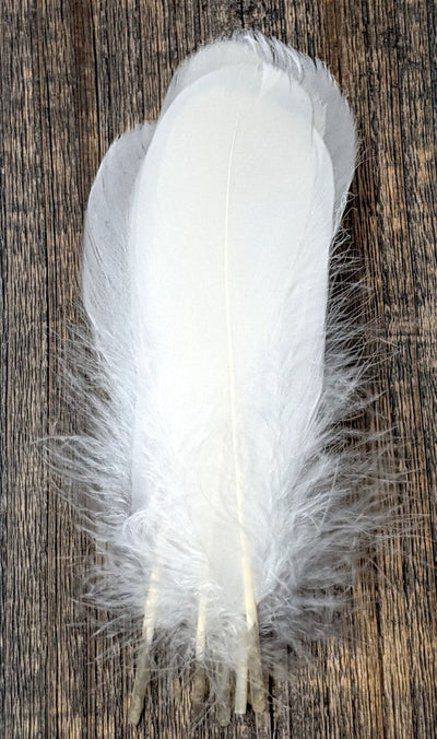 Hareline Select Goose Shoulder White #377 Saddle Hackle, Hen Hackle, Asst. Feathers