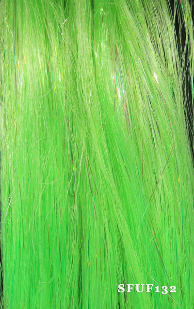 Hareline Senyo Fusion Fibers #132 Fl. Green Flash, Wing Materials