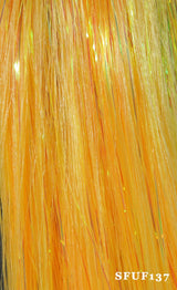 Hareline Senyo Fusion Fibers #137 Fl. Orange Flash, Wing Materials