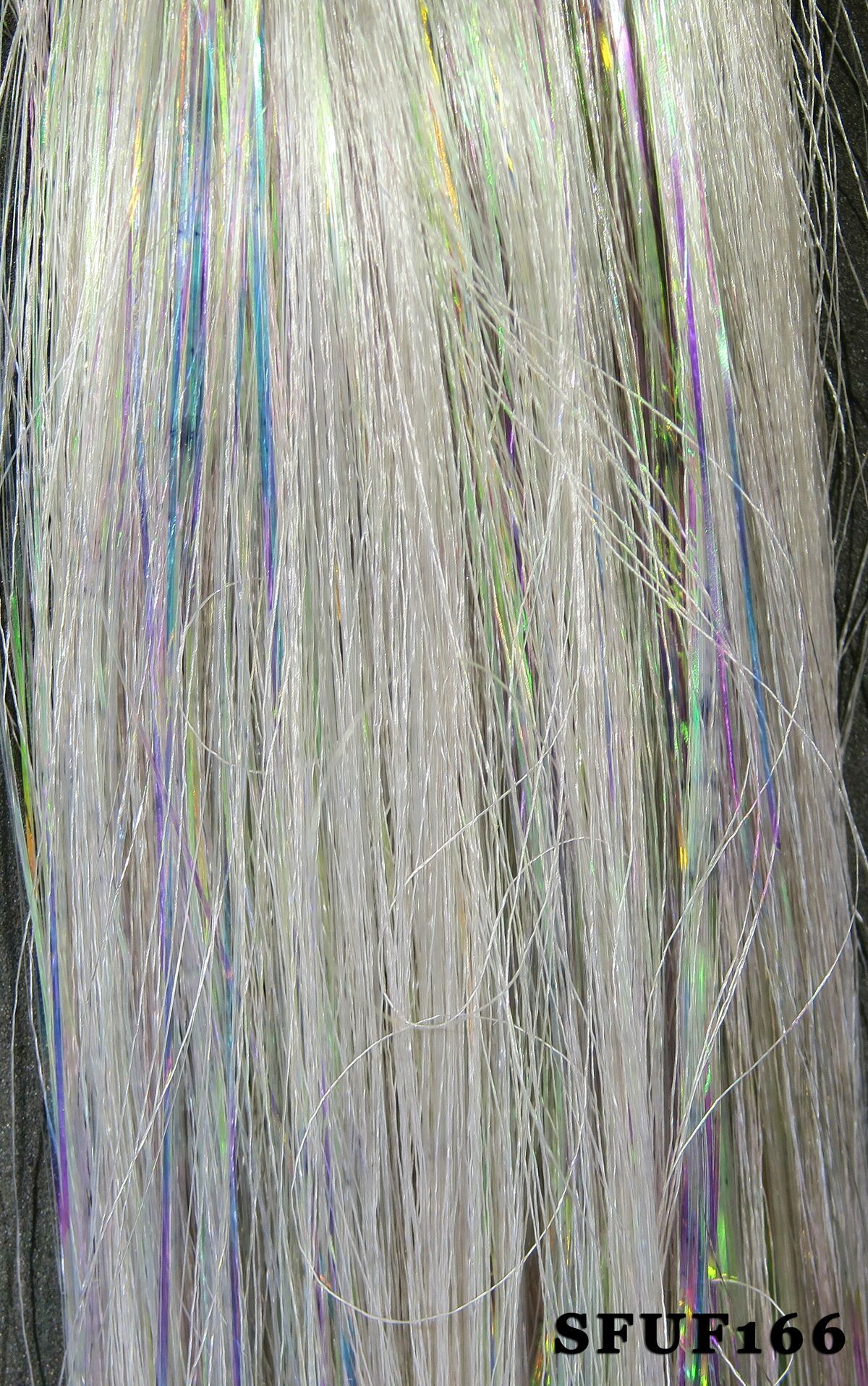 Hareline Senyo Fusion Fibers #166 Grey Dun Flash, Wing Materials