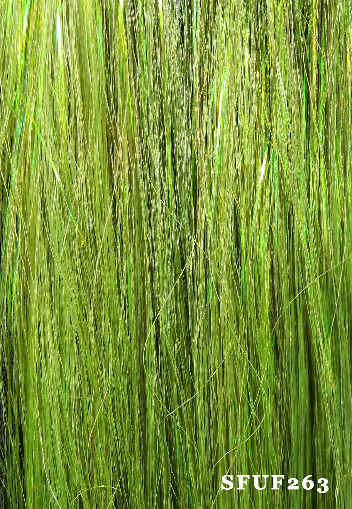 Hareline Senyo Fusion Fibers #263 Olive Flash, Wing Materials