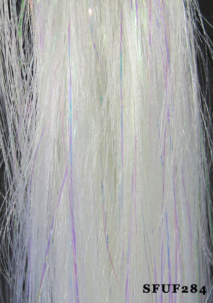 Hareline Senyo Fusion Fibers #284 Pearl White Flash, Wing Materials