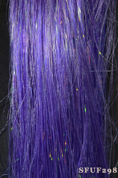 Hareline Senyo Fusion Fibers #298 Purple Flash, Wing Materials
