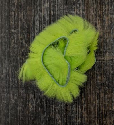 Hareline Silky Bunnybou Strips #127 Fl Chartreuse Hair, Fur