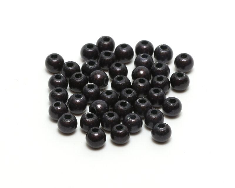 Hareline Small 3D Beads Black Beads, Eyes, Coneheads