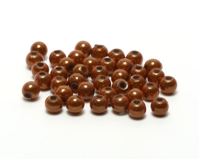 Hareline Small 3D Beads Brown Beads, Eyes, Coneheads