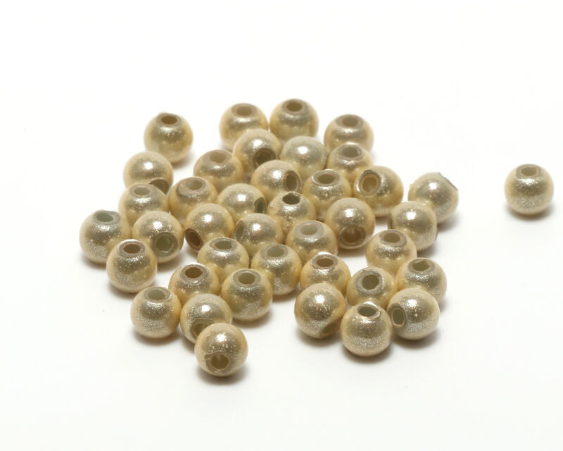 Hareline Small 3D Beads Cream Beads, Eyes, Coneheads
