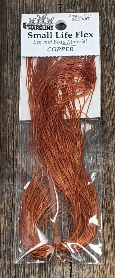 Hareline Small Life-Flex Copper #67 Rubber Legs