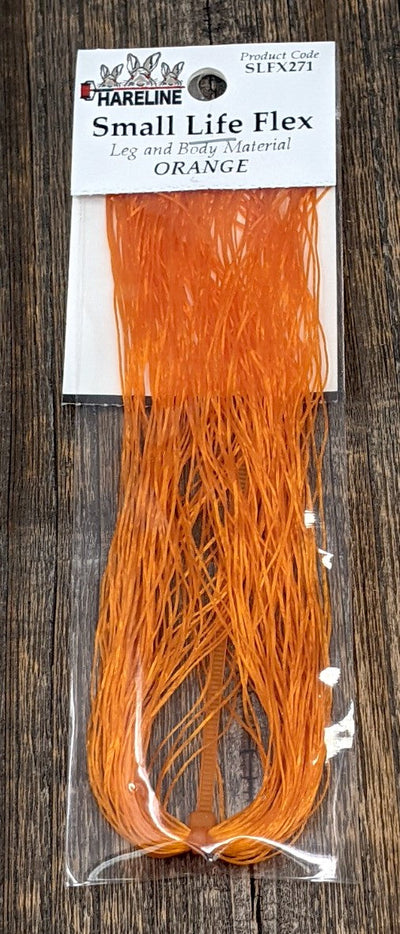 Hareline Small Life-Flex Orange #271 Rubber Legs