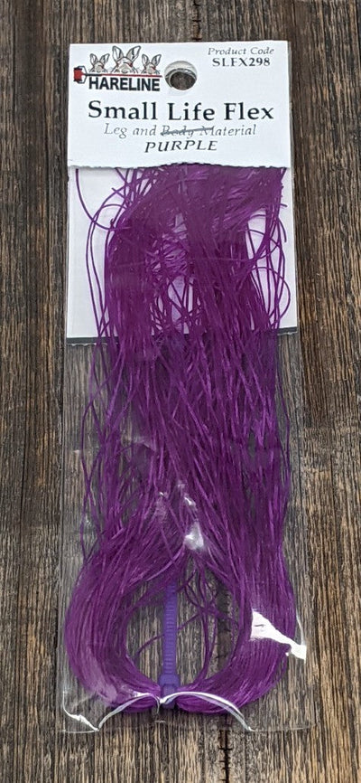 Hareline Small Life-Flex Purple #298 Rubber Legs