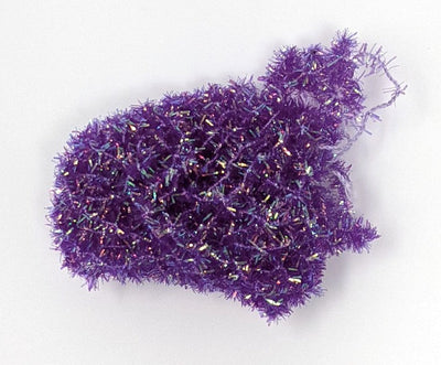 Hareline Solid & Krystal Tinsel Chenille Purple Chenilles, Body Materials