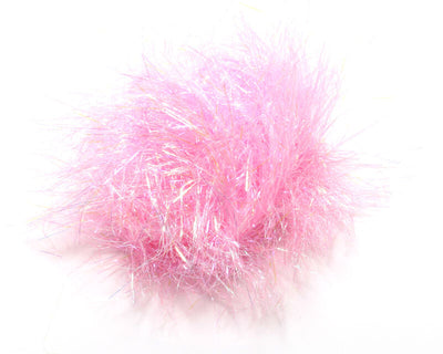 Hareline Spectrum Glimmer Chenille Fl Pink Chenilles, Body Materials
