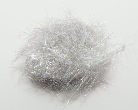Hareline Spectrum Glimmer Chenille Gray Minnow Chenilles, Body Materials