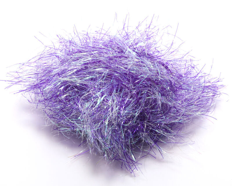 Hareline Spectrum Glimmer Chenille Purple Chenilles, Body Materials