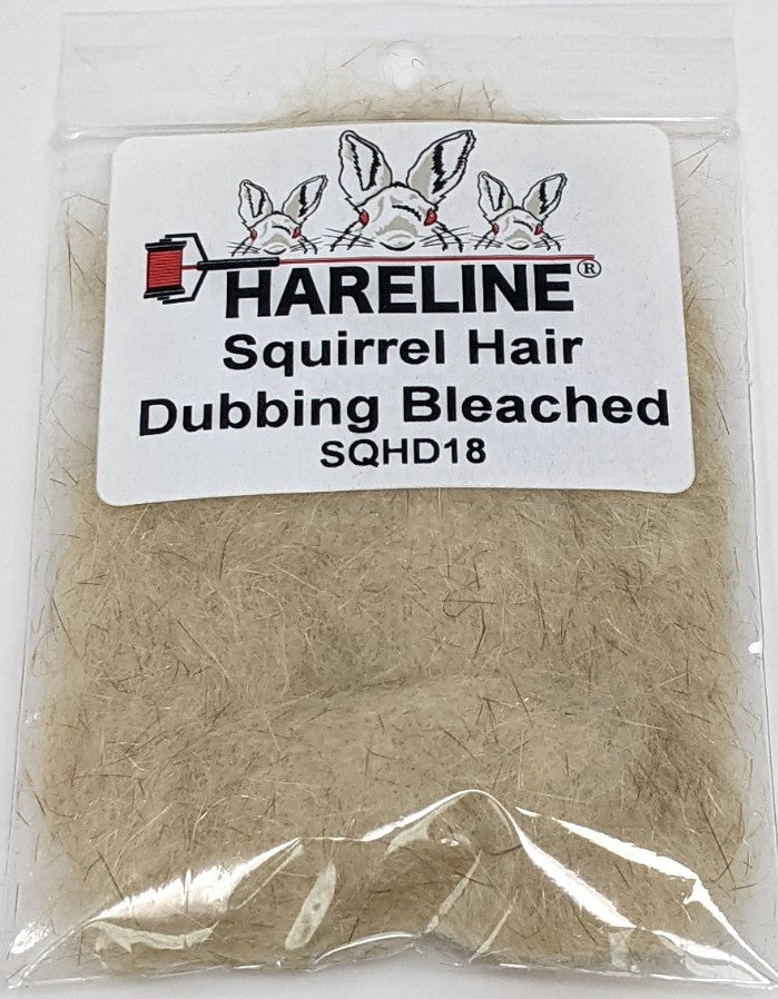 Hareline Squirrel Hair Dubbing Bleached #18 Dubbing