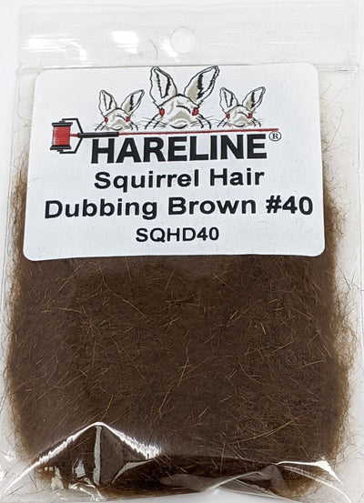 Hareline Squirrel Hair Dubbing Brown #40 Dubbing