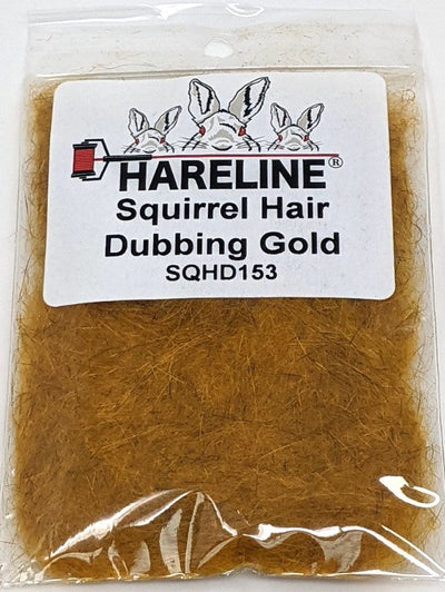 Hareline Squirrel Hair Dubbing Gold #153 Dubbing
