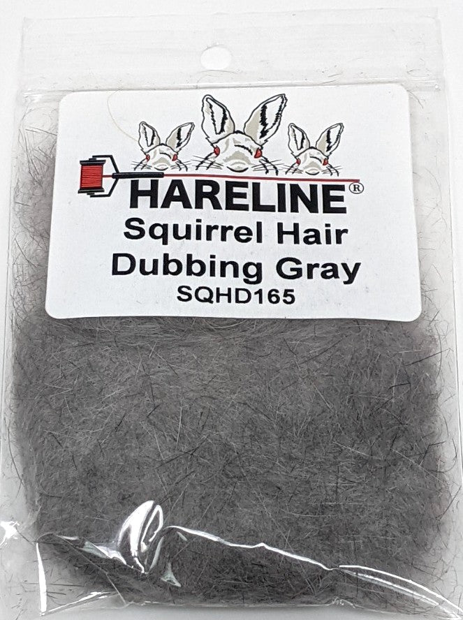 Hareline Squirrel Hair Dubbing Gray #165 Dubbing