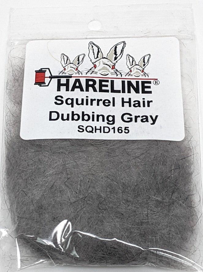 Hareline Squirrel Hair Dubbing Gray 