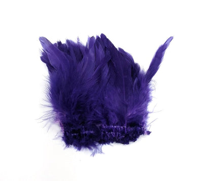 Hareline Strung Schlappen 5-7" Purple #298 Saddle Hackle, Hen Hackle, Asst. Feathers