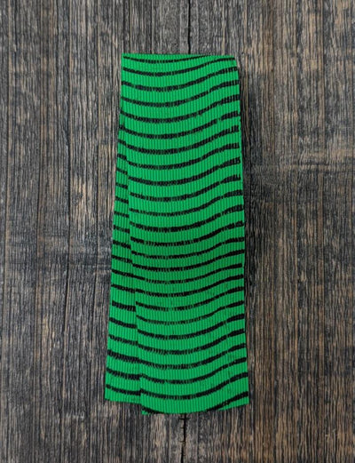 Hareline Tarantu-Leggs Green Chartreuse Black Barred #5 Rubber Legs