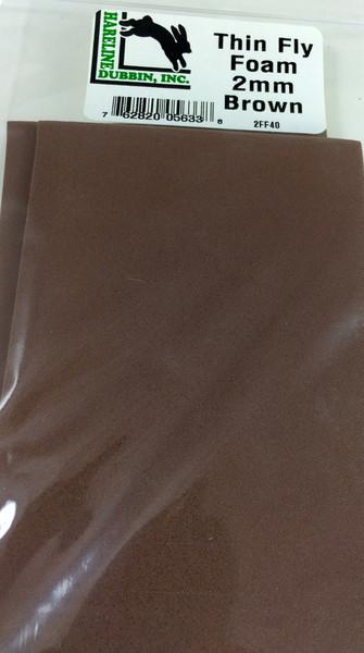 Hareline 2mm Foam Brown