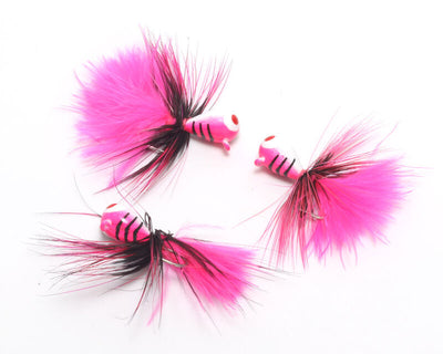Hareline Tungsten Fly Ice Jigs Fl Pink / 3mm Beads, Eyes, Coneheads