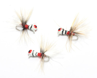 Hareline Tungsten Fly Ice Jigs Fl White / 3mm Beads, Eyes, Coneheads