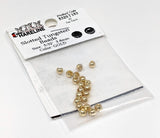 Hareline Tungsten Slotted Beads Gold / 1/16" 1.5 mm Beads, Eyes, Coneheads