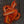 Hareline Two Toned 1/8" Crosscut Rabbit Strips #11 Hot Orange / Fl Orange Hair, Fur