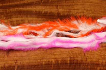 Hareline Dubbin Two Toned Rabbit Strips Hot Tipped