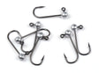 Hareline Unpainted Round Lead Jighead Hook 7 Pack 1/16 oz Size 4 Hooks