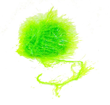 Hareline UV Polar Chenille UV Chartreuse / Large Chenilles, Body Materials