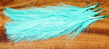 Hareline UV2 Raptor Hackle - Short Rhea Quills #234 FL Minnow Blue Saddle Hackle, Hen Hackle, Asst. Feathers