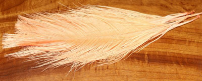 Hareline UV2 Raptor Hackle - Short Rhea Quills #341 FL Shrimp Pink Saddle Hackle, Hen Hackle, Asst. Feathers