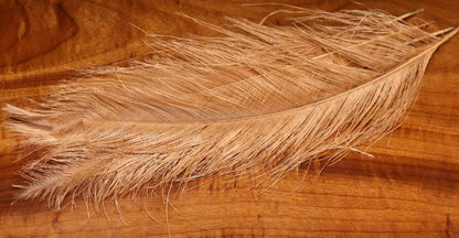 Hareline UV2 Raptor Hackle - Short Rhea Quills #342 FL Shrimp Tan Saddle Hackle, Hen Hackle, Asst. Feathers