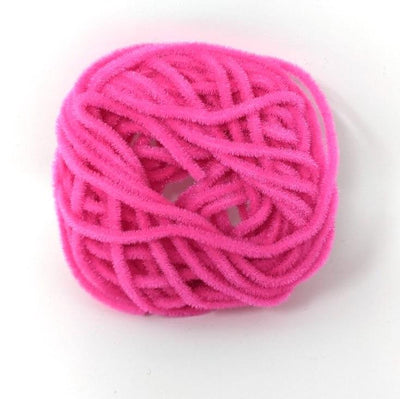 Hareline Velvet Chenille Fl. Hot Pink / Micro Chenilles, Body Materials