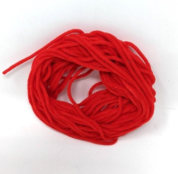 Hareline Velvet Chenille San Juan Red / Micro Chenilles, Body Materials