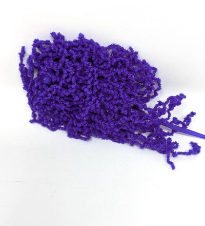 Hareline Wormille Chenille #298 Purple / Micro Chenilles, Body Materials