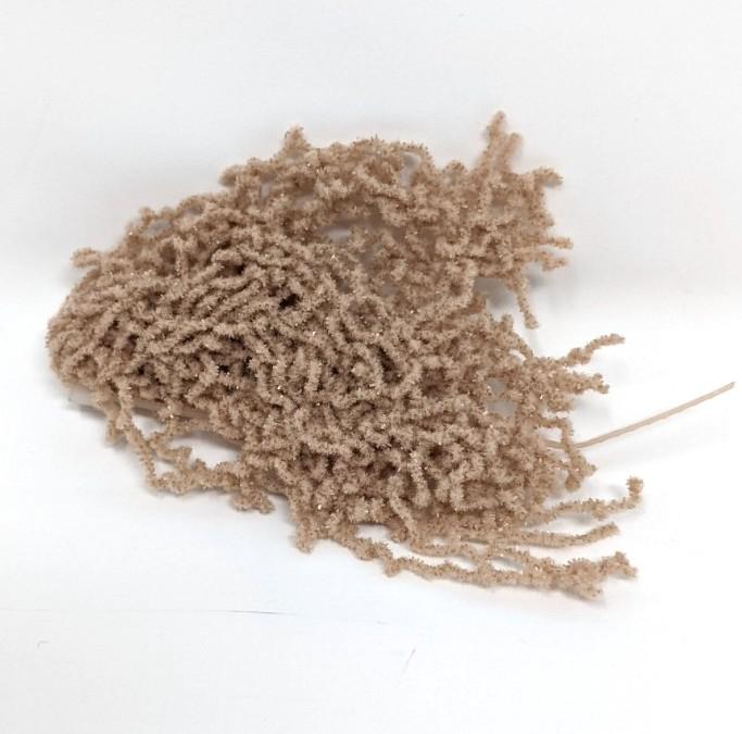 Hareline Wormille Chenille #369 Tan / Micro Chenilles, Body Materials